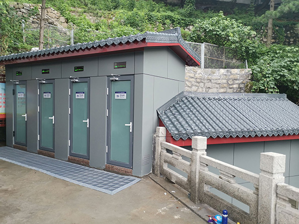 天津泰山仿古造型零排放循环冲水厕所